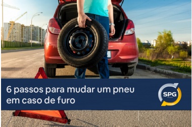 6 passos para mudar um pneu em caso de furo